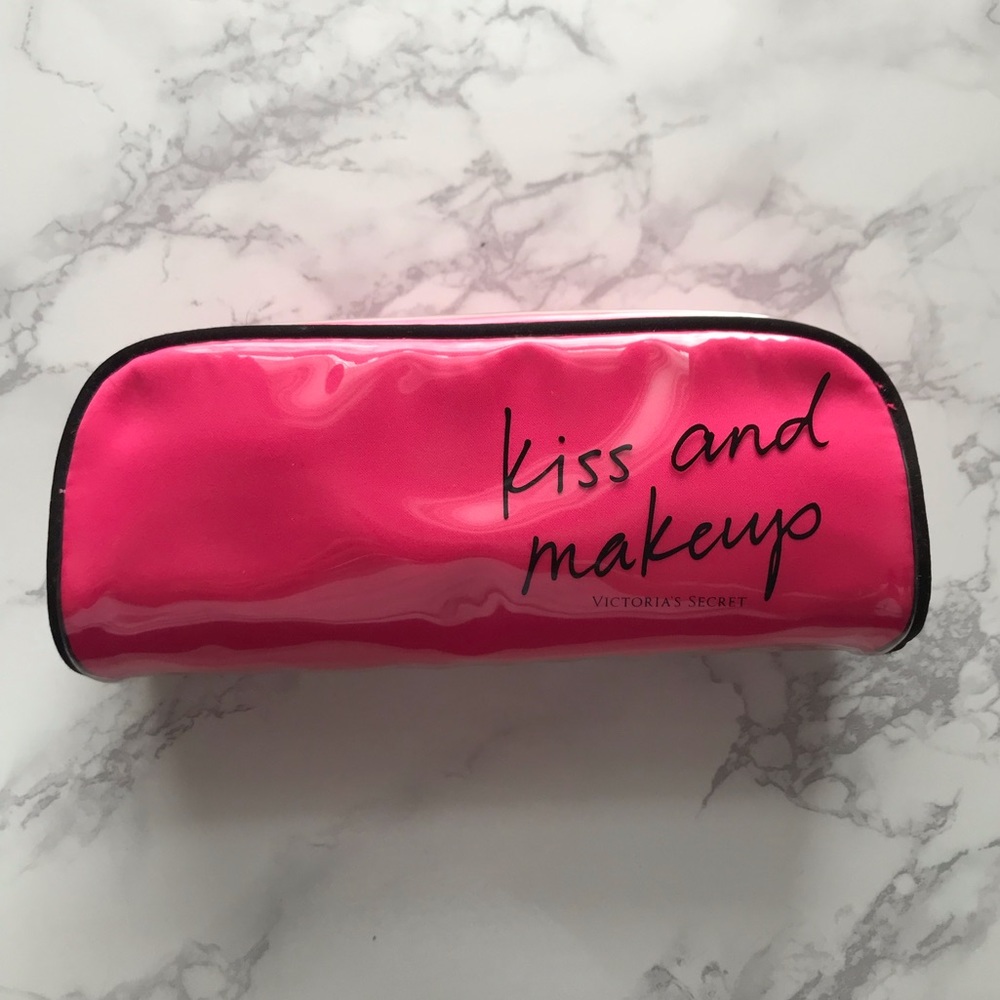 Victoria’s Secret Kiss and Makeup Make up pouch.
